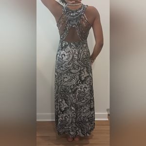 Stretchy material dress